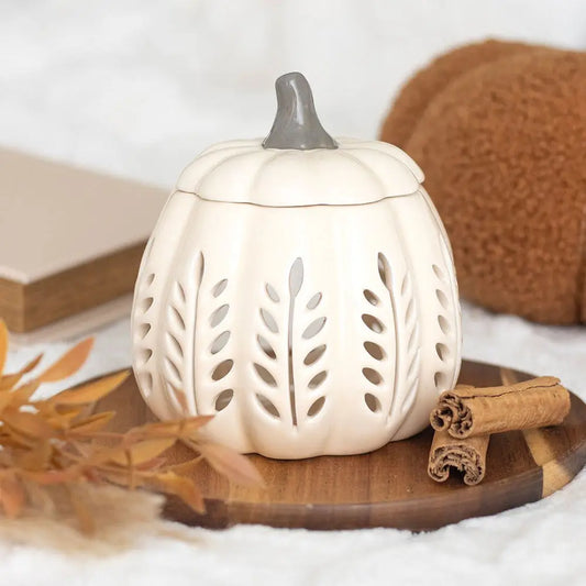 Brûleur feuilles beige