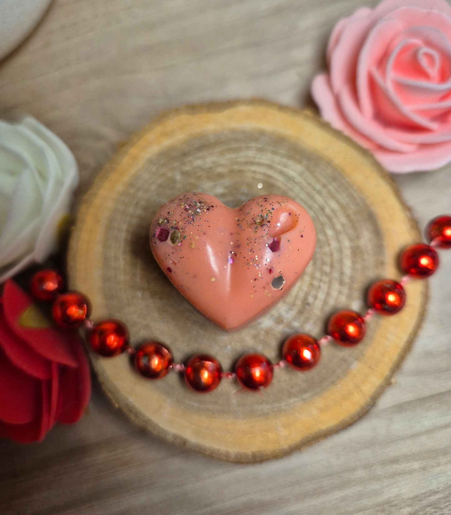 Coeur parfumé ♡ Éclat rosé